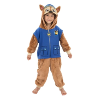 Paw Patrol® Chase Barnekostyme Blå og Brun