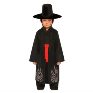 K-Pop Demon Barnekostyme Svart