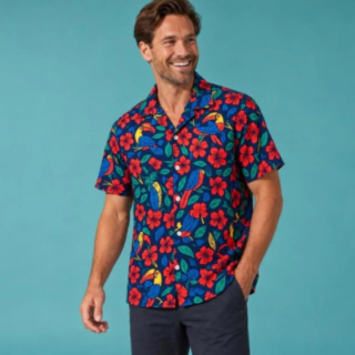 Papegøje Hawaiiskjorte