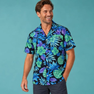 Tropical Pineapple Hawaiiskjorte