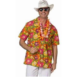 Hawaiiskjorte Oransje