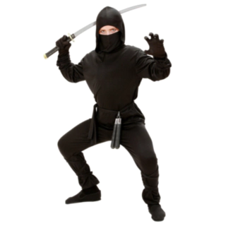 Ninjakriger Barnekostyme