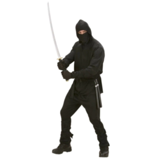 Ninja Kostyme Svart
