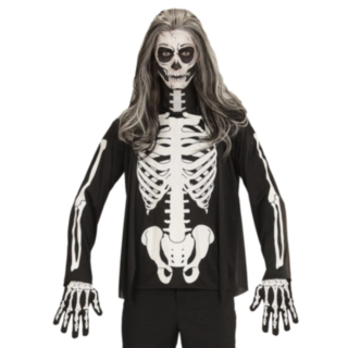 Day of the Dead Skjelett Bluse