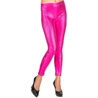 Leggings Metallisk Rosa