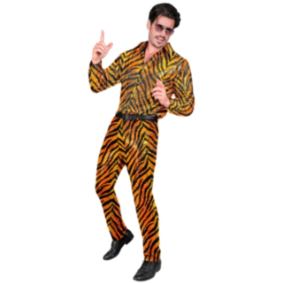 Tiger paljettbukser oransje