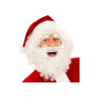 Nisse Parykksett Hvit