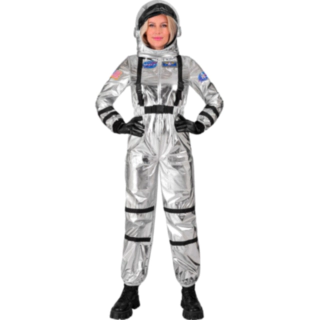 Astronaut Kostyme Sølv