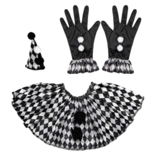 Harlekin Svart/Hvitt Tilbehørskit