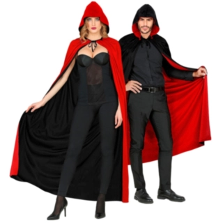 Vendbar vampyrkappe med hette