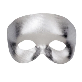 Maskerade Øyemaske Sølv