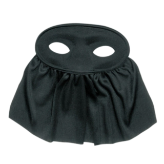 Svart Øyemaske med Slør
