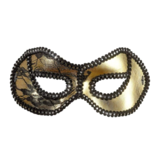 Maskerade øyemaske gull
