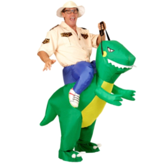 Oppblåsbar Dinosaur Kostyme
