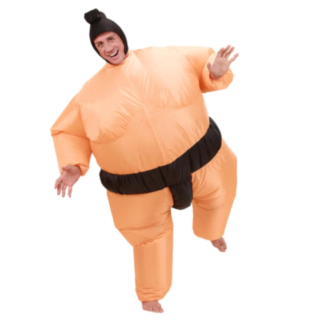Oppblåsbar Sumobryter Kostyme