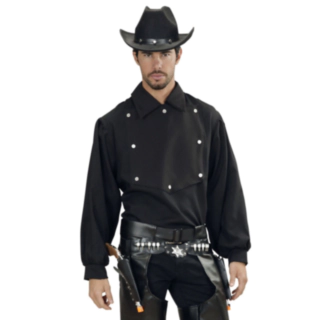Cowboy Skjorte Svart
