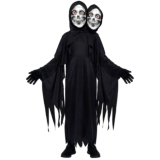 Tohovedet Grim Reaper Børnekostume