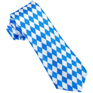 Oktoberfest slips blå/hvit