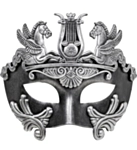 Pegasus Øyemaske Sølv