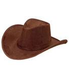 Brun cowboyhatt