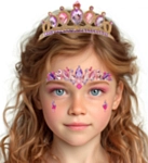 Prinsesse Ansiktssmykker Rosa og Lilla