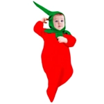 Chili Pepper Babydrakt Rød