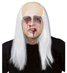 Zombie Skallet Hvitt Hår