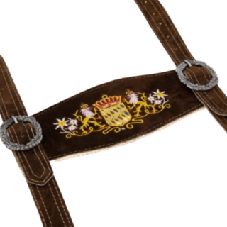 Tyroler Bukseseler Mørkebrun
