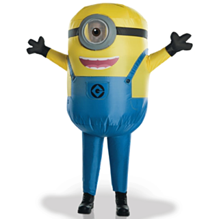 Oppblåsbar Minions® Barnekostyme